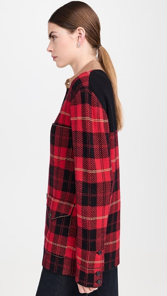 Guest in Residence Tartan Industry Jacket In Cashmere Blend | Shopbop Product Image