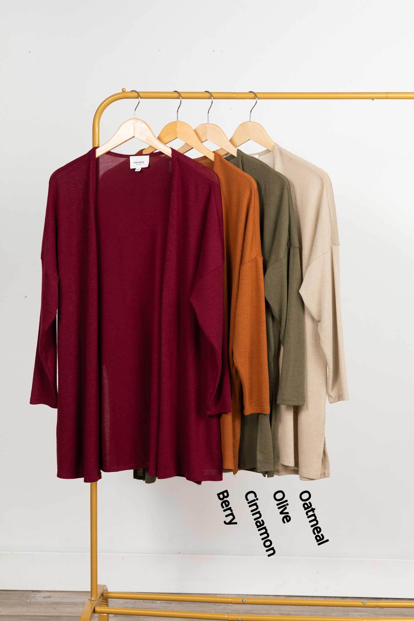 Solid Open Knit Cardigan Product Image