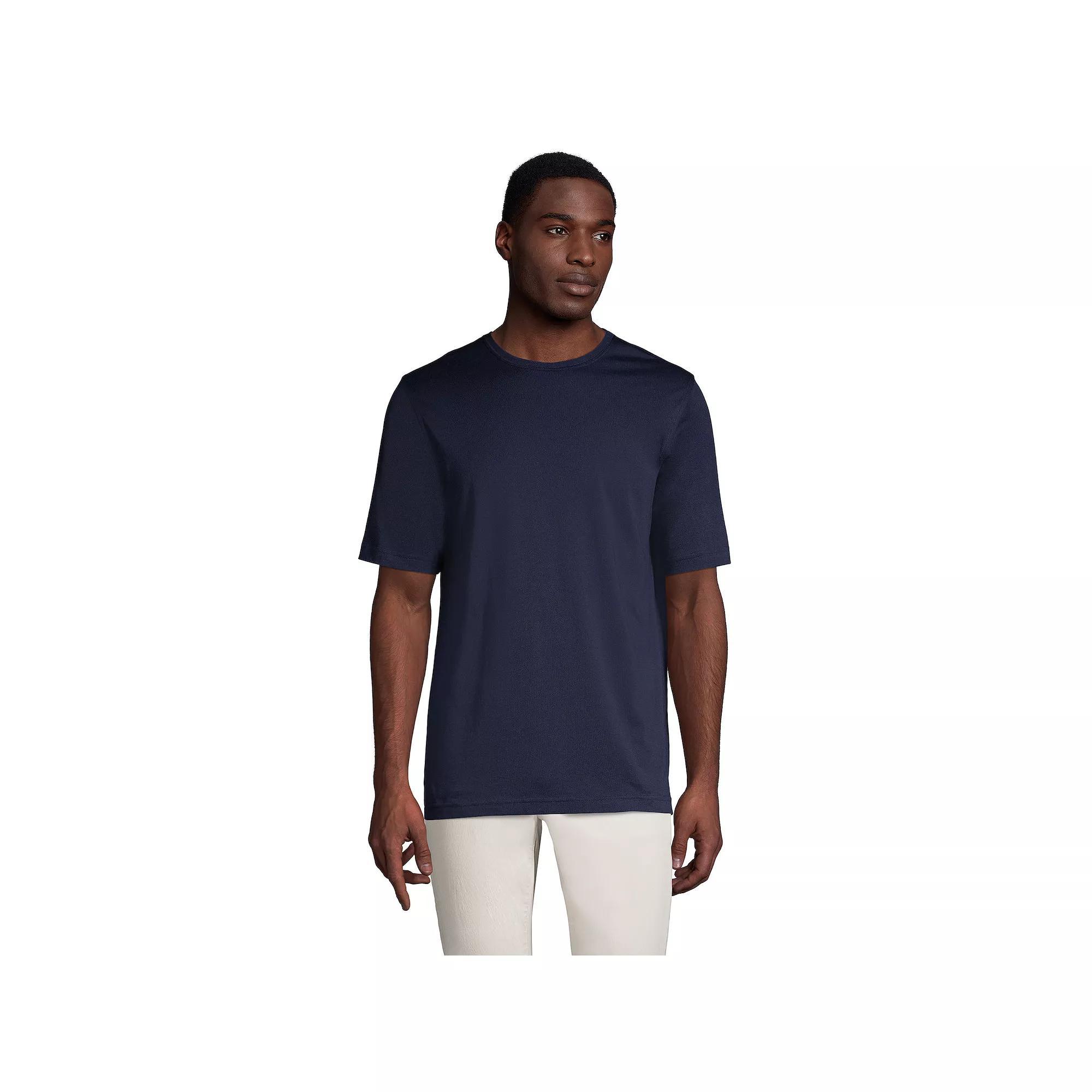 Big & Tall Lands' End Supima Tee, Men's,  Product Image