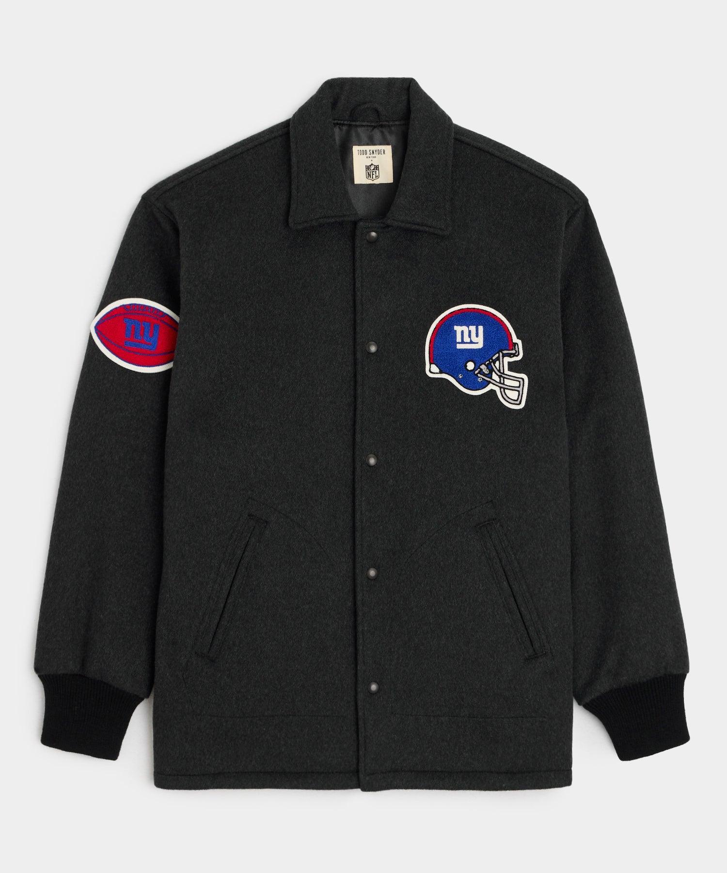 Todd Snyder + NFL by Fanatics Giants Cashmere Coaches Jacket Product Image