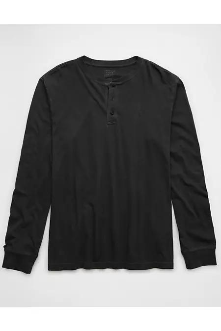 AE Long-Sleeve Henley T-Shirt Men's Product Image