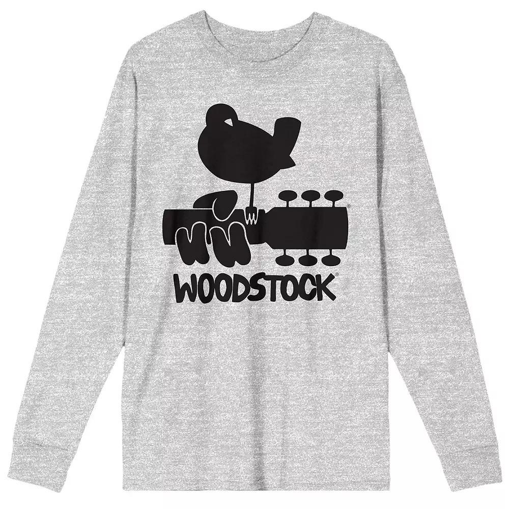 Men's Woodstock Bird & Guitar Long Sleeve,  Product Image