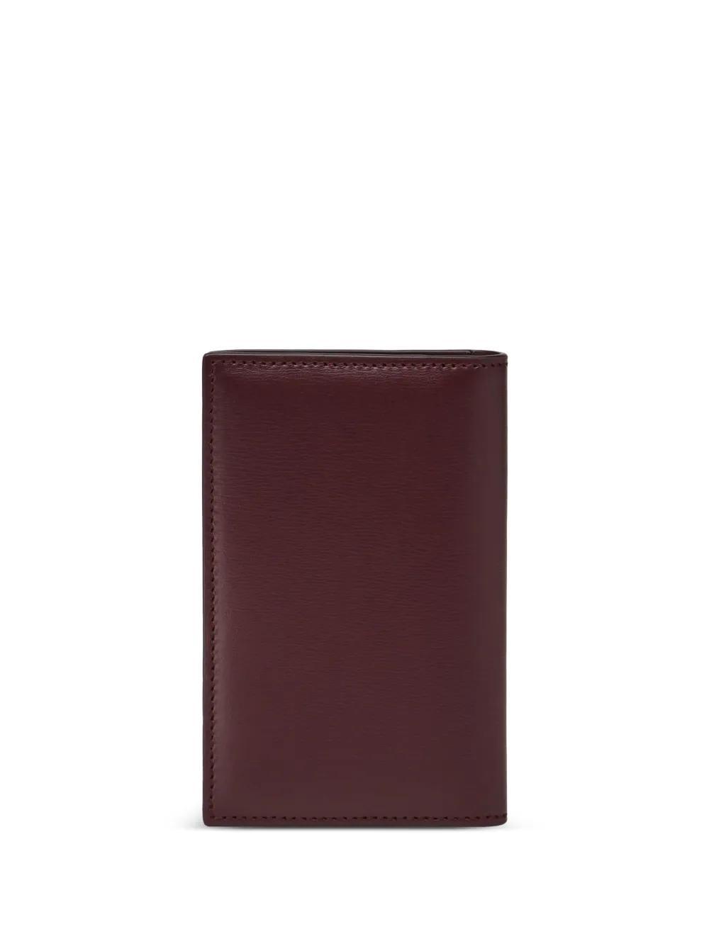 FERRAGAMO Bi-fold Leather Cardholder In Black Product Image