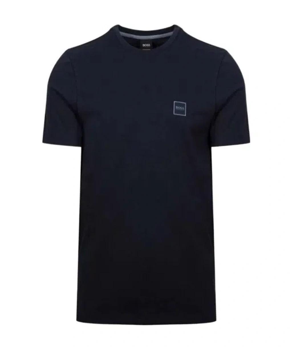 HUGO BOSS Round-necked T-shirt In Black Product Image