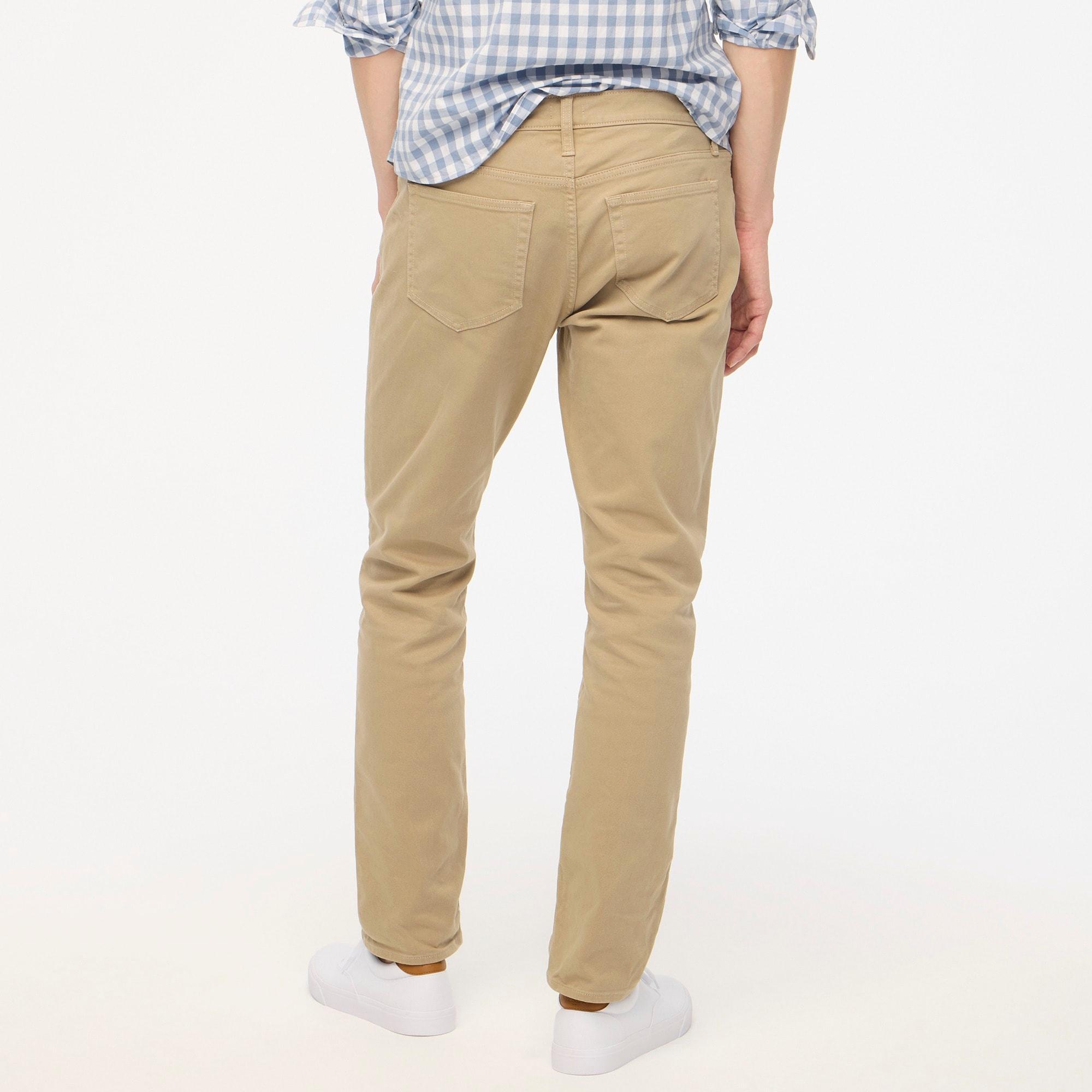 Slim-fit garment-dyed five-pocket pant Product Image