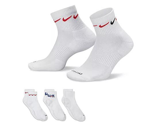 Nike Men's Large Just Do It Quarter Socks 3 Pairs Product Image