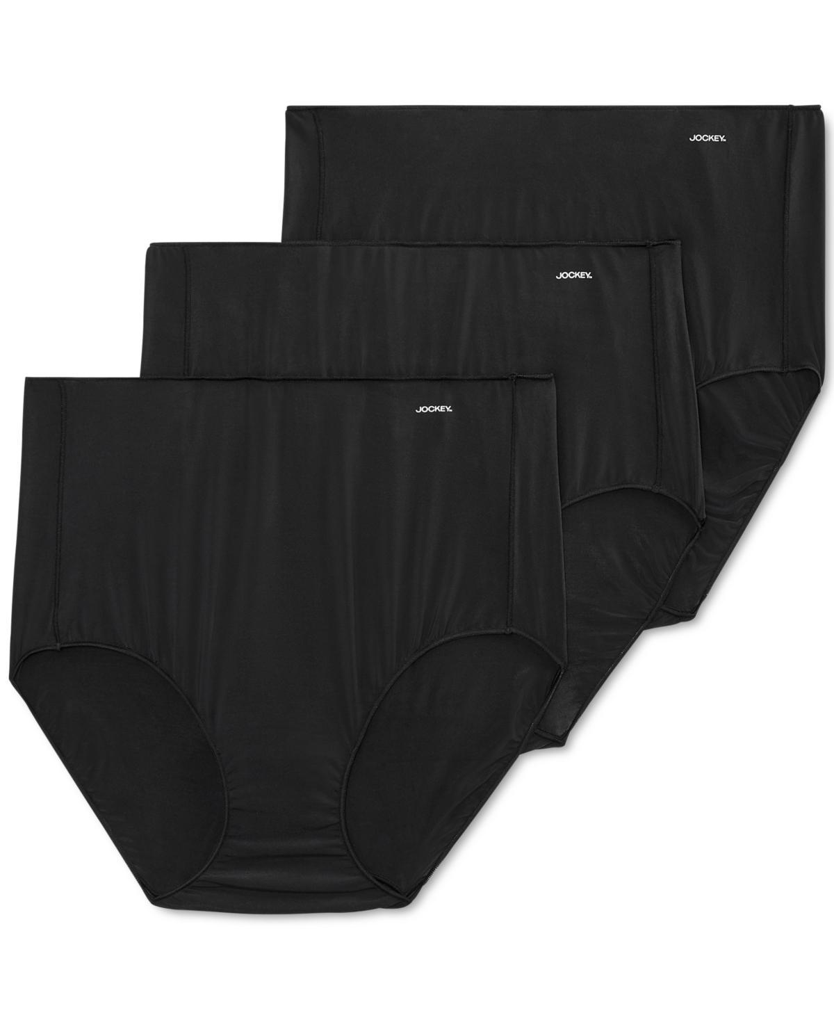 Womens Jockey No Panty Line Promise 3-Pack Full Rise Brief Panty Set 1877 Product Image