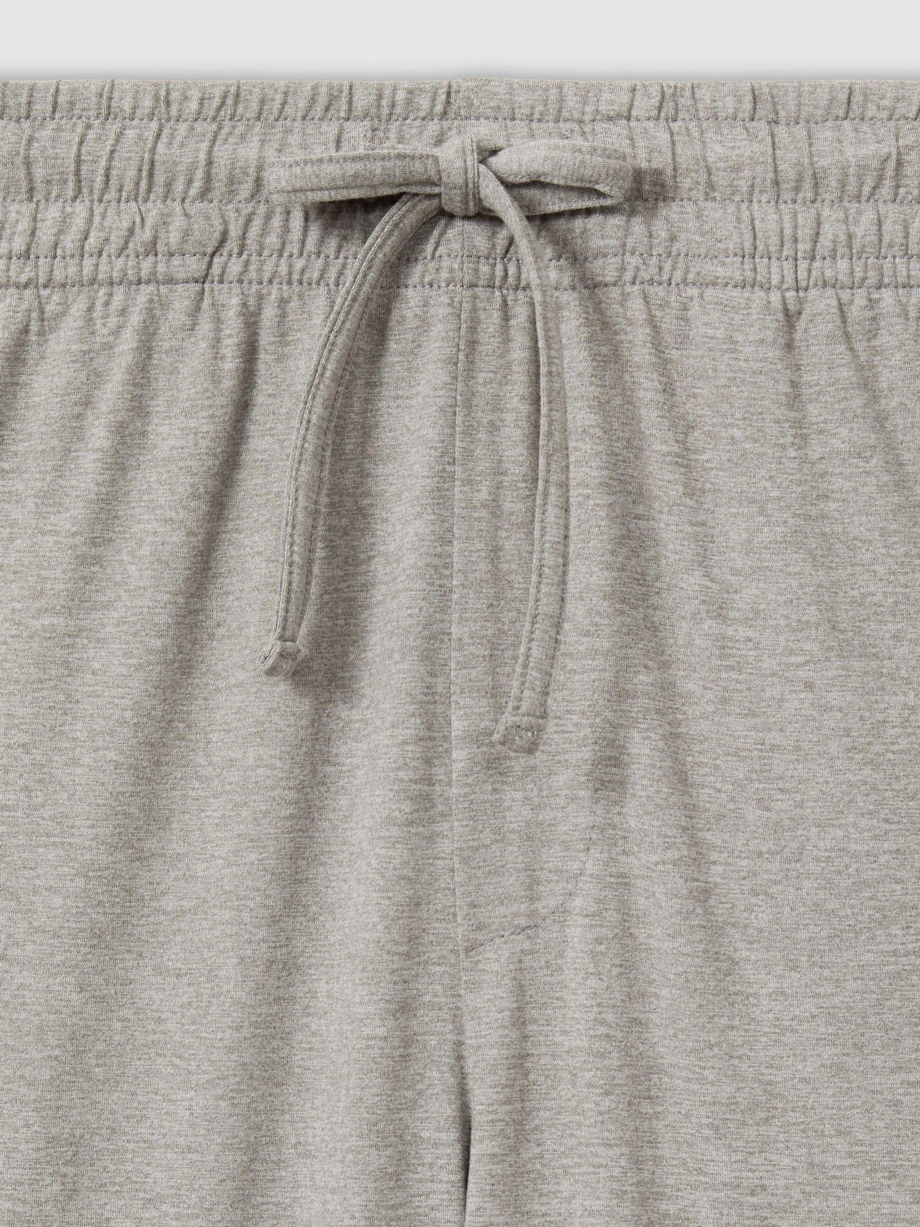 Tapered Stretch-Jersey Joggers in Grey Melange Product Image