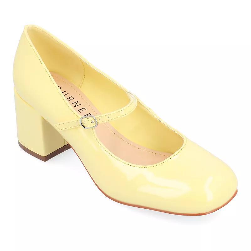 Journee Tru Comfort Foam™ Okenna Women's Heels, Size: 8, Yellow Product Image