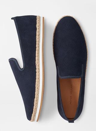 Peter Millar Coastal Perforated Slip-On Men's Shoes Product Image