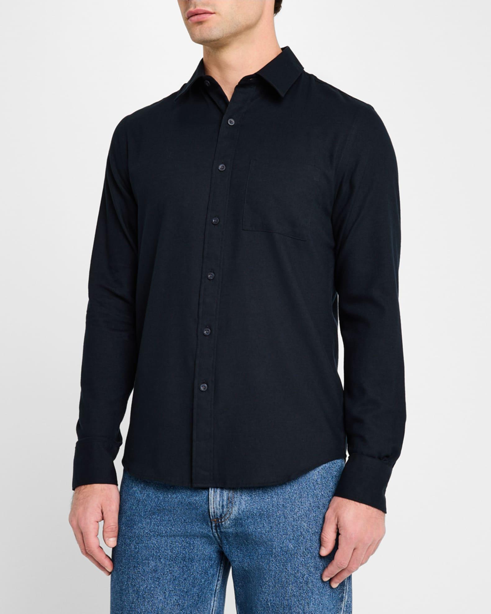 Italian Cotton-Wool Twill Shirt Product Image