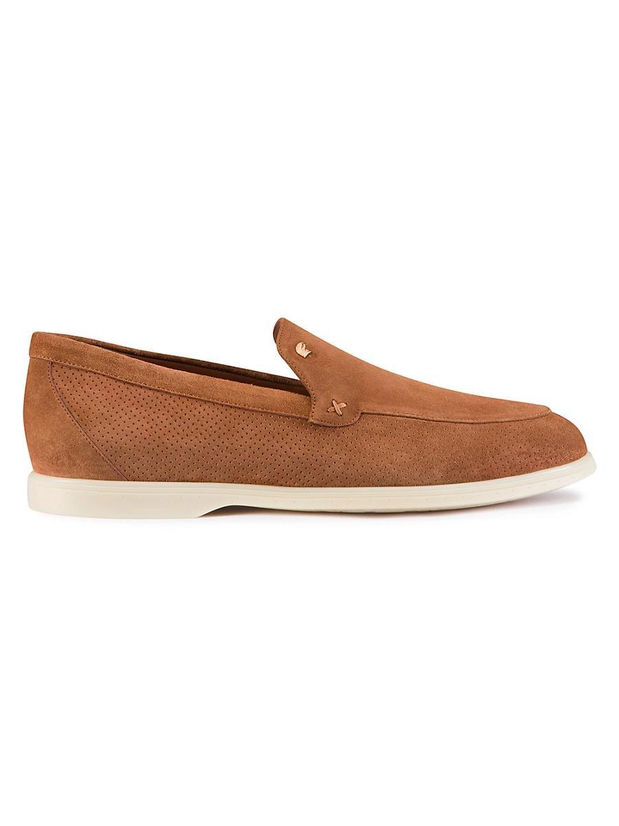 Mens Suede Slip-On Loafers Product Image