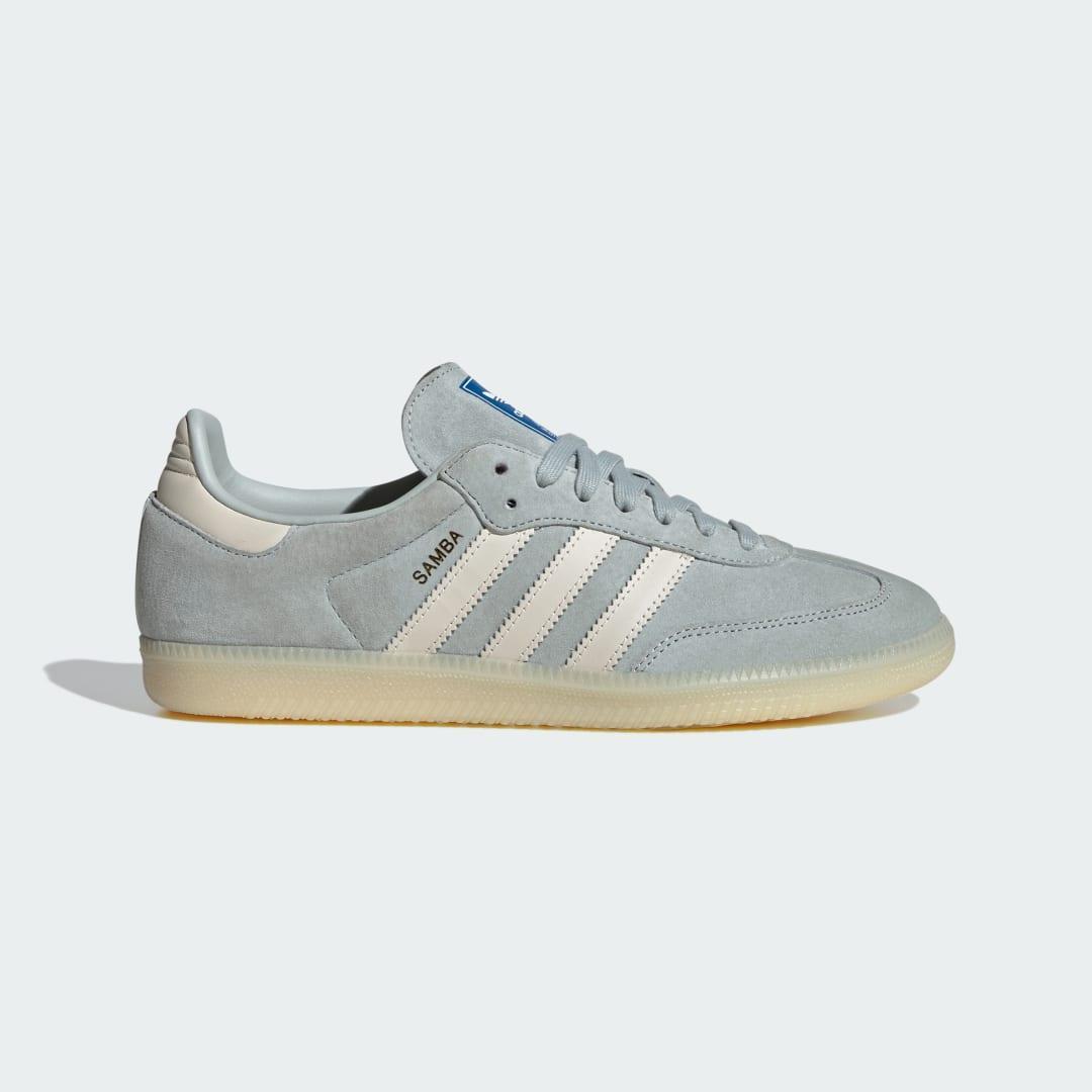 adidas Originals Mens Samba - Shoes White/Off White/Black Product Image