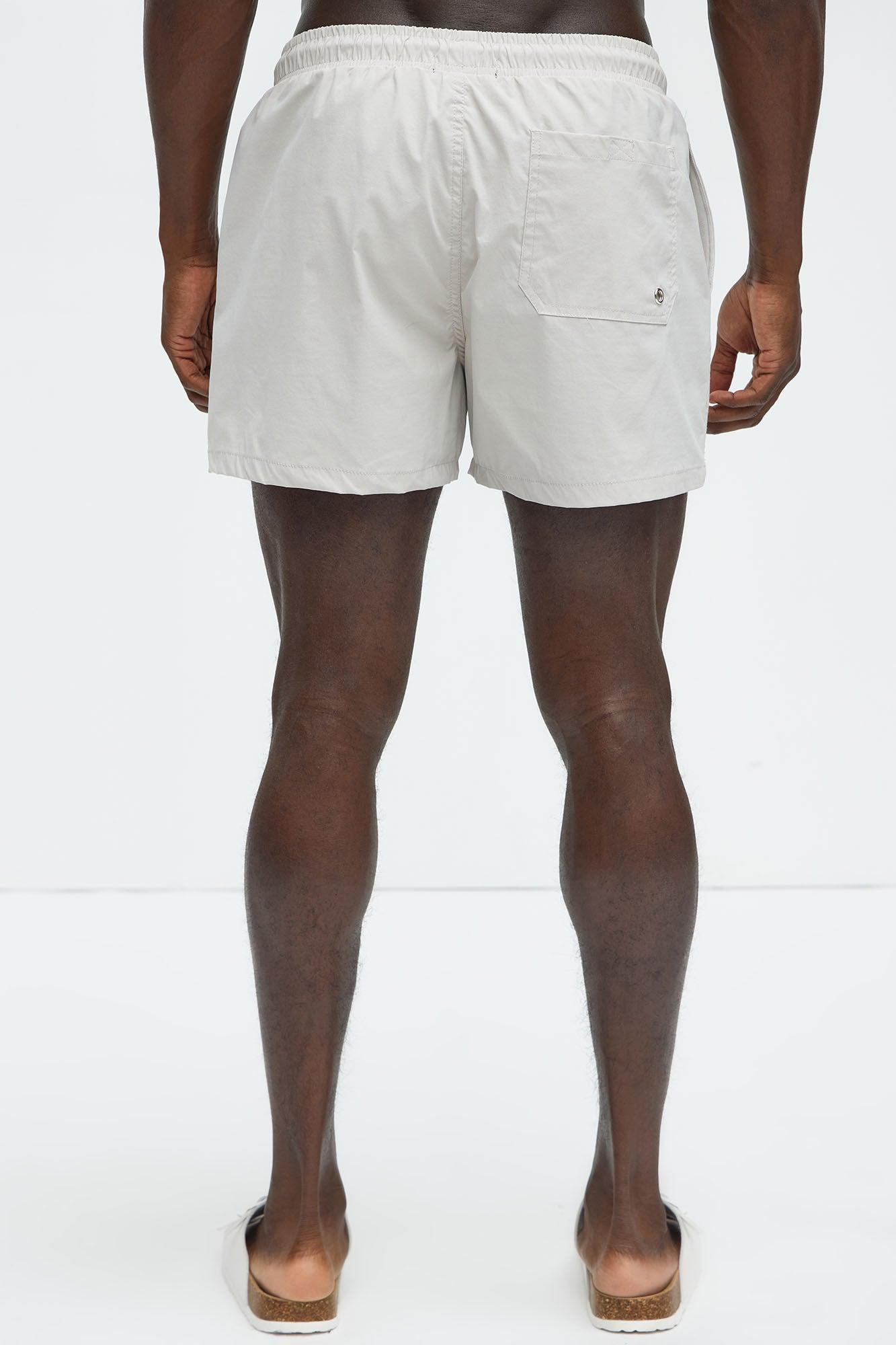 Montez Stretch Swim Trunk Short - Stone Product Image