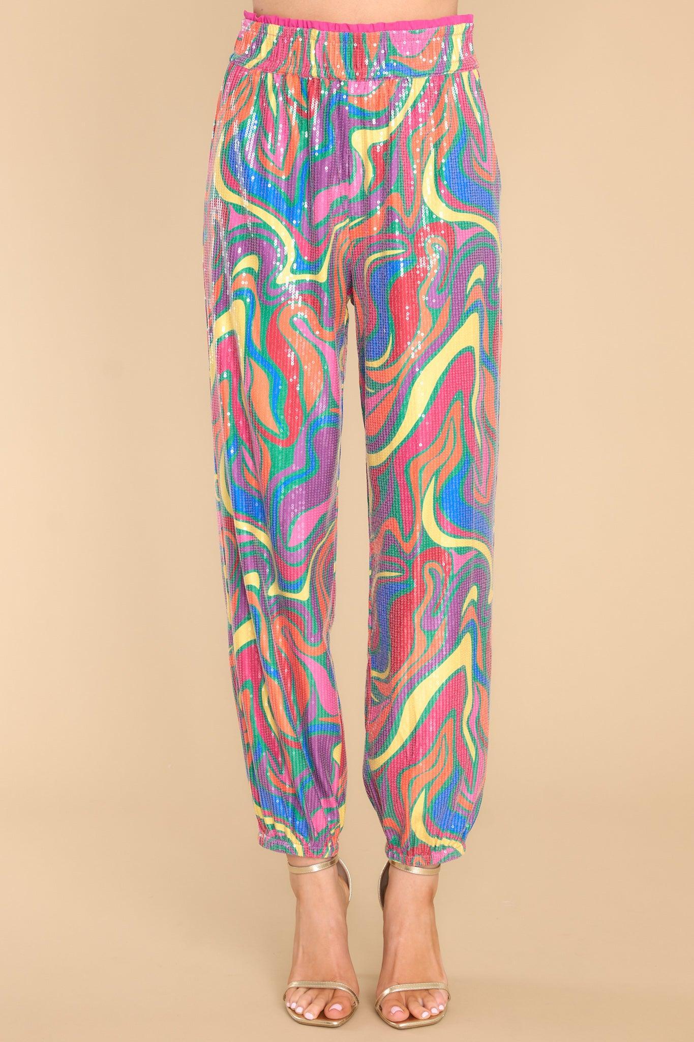 Elton Wonderland Pants Pink Product Image