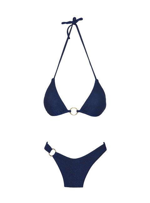 Layla Triangle Bikini Top Navy Product Image