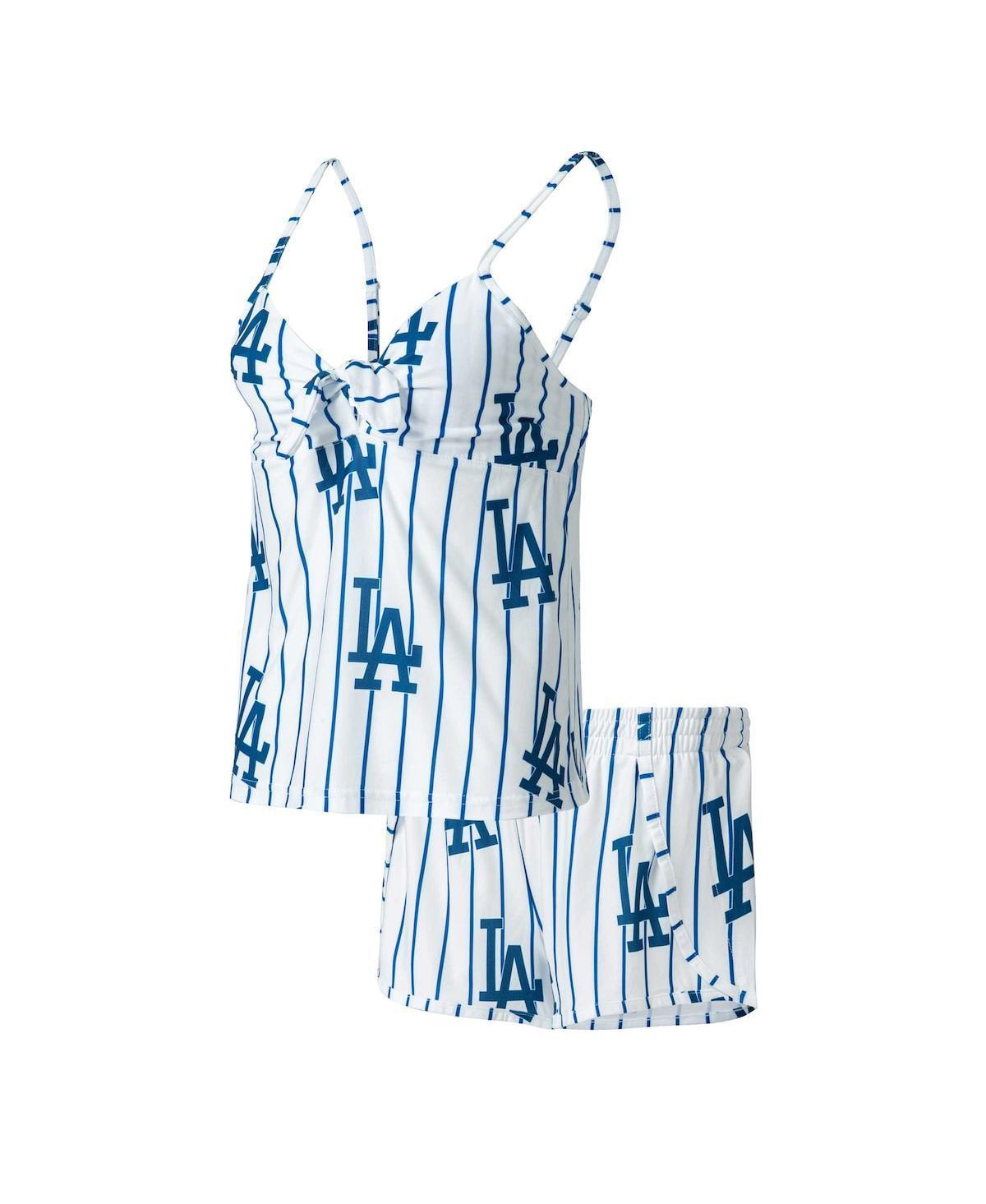 Womens Concepts Sport Los Angeles Dodgers Reel Allover Print Tank Top & Shorts Sleep Set Product Image