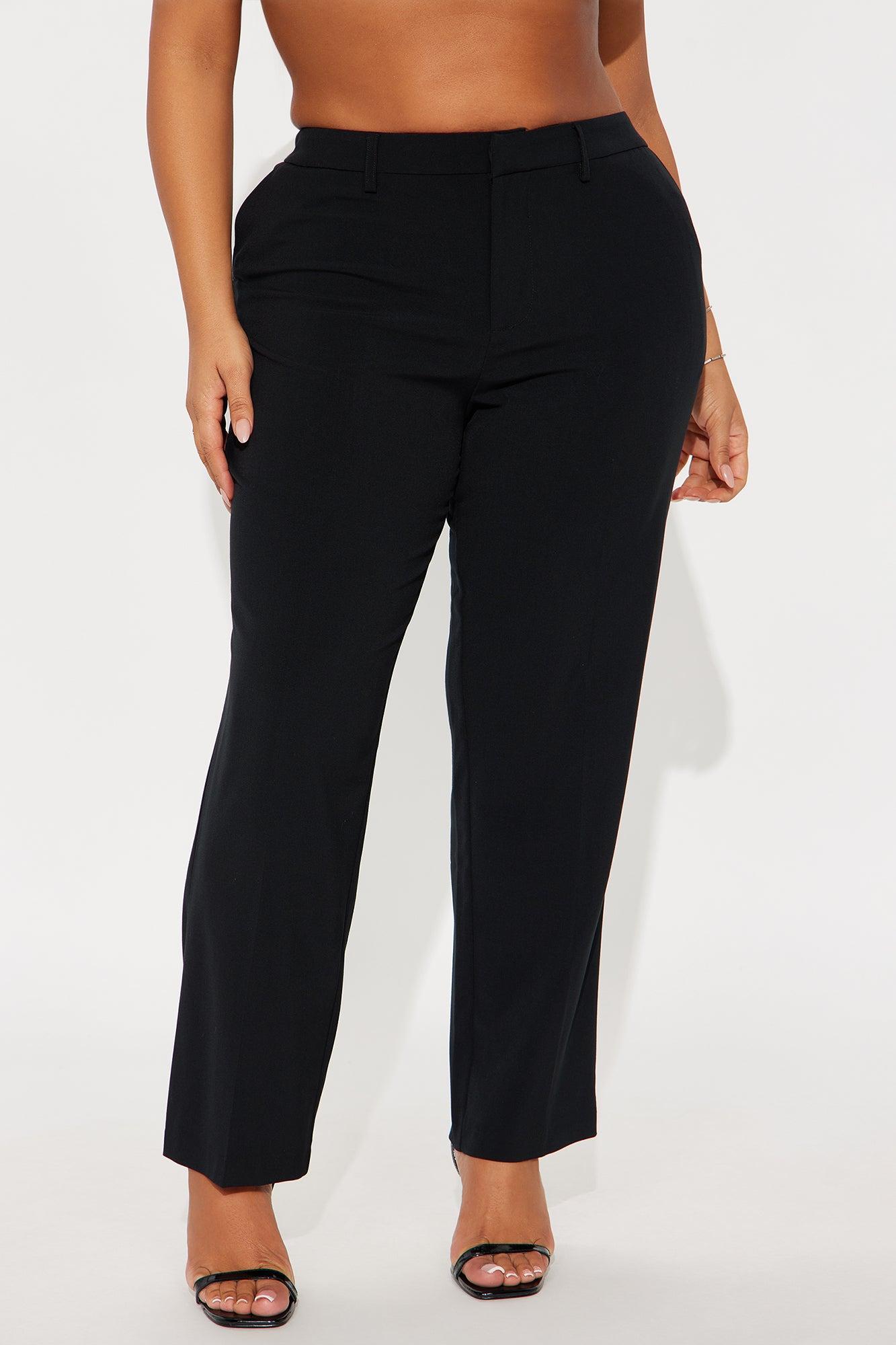 The Amalfi Tapered Trouser Pant - Black Female Product Image