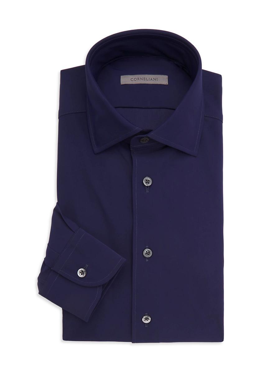 Mens Stretch-Fabric Button-Front Shirt Product Image