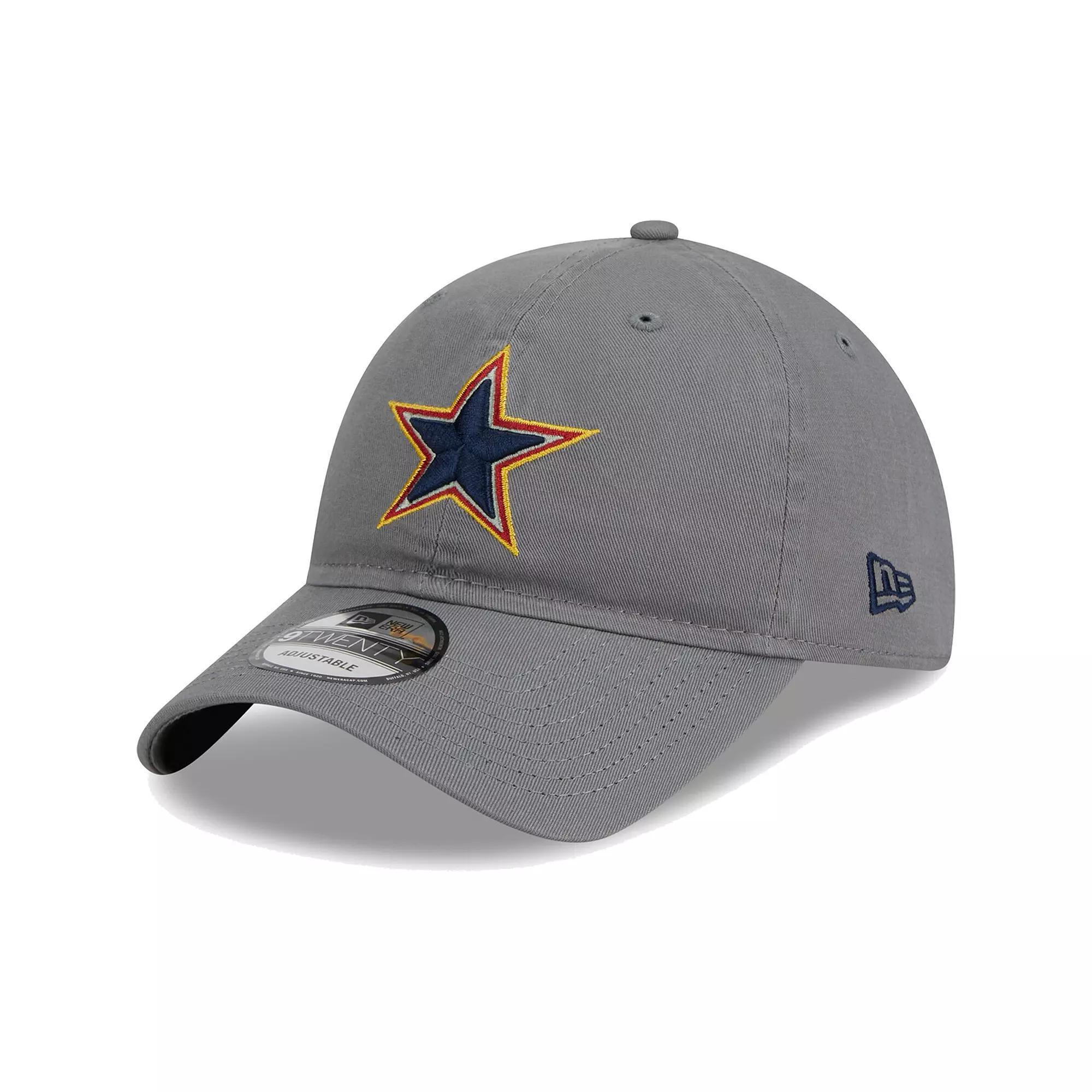 Men's New Era Gray Dallas Cowboys Color Pack 9TWENTY Adjustable Hat, Grey Product Image