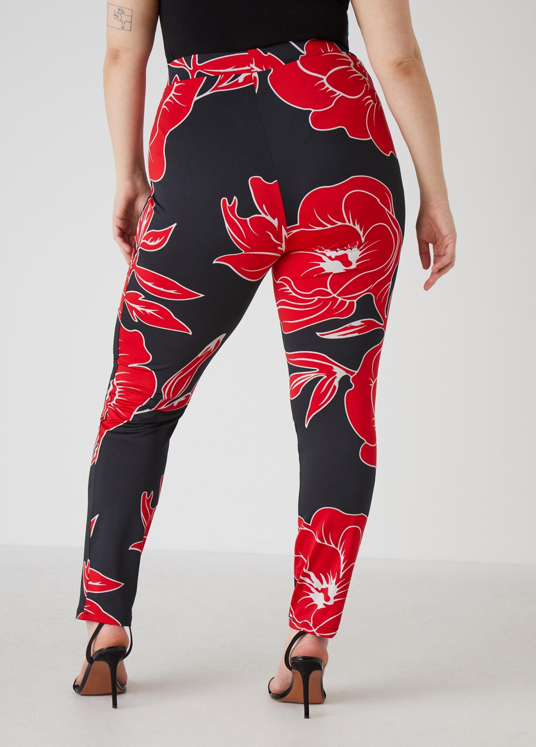 Floral Print High Rise Leggings Product Image