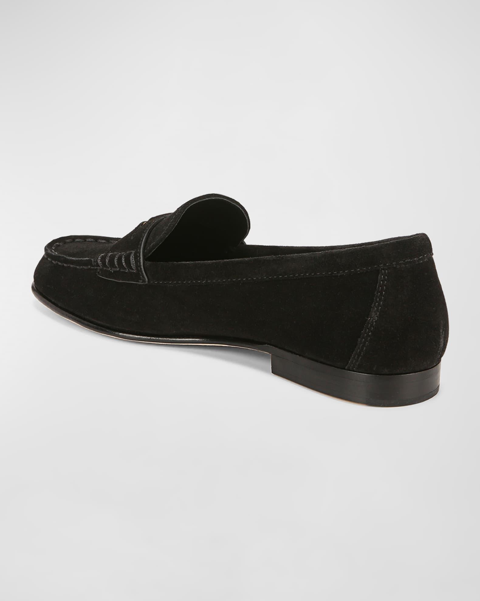 Suede Coin Penny Loafers Product Image
