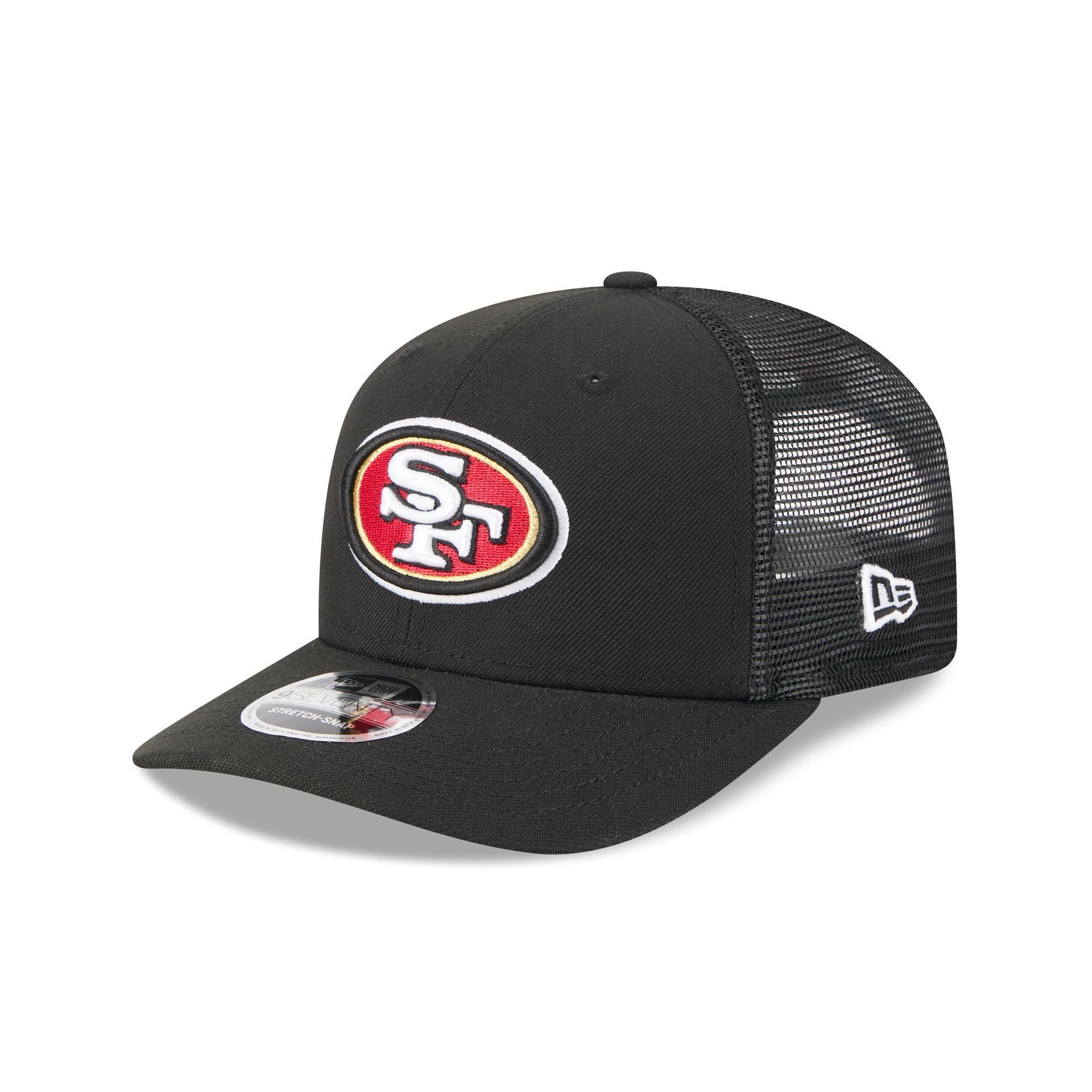 San Francisco 49ers Team Black 9SEVENTY Trucker Hat Male Product Image