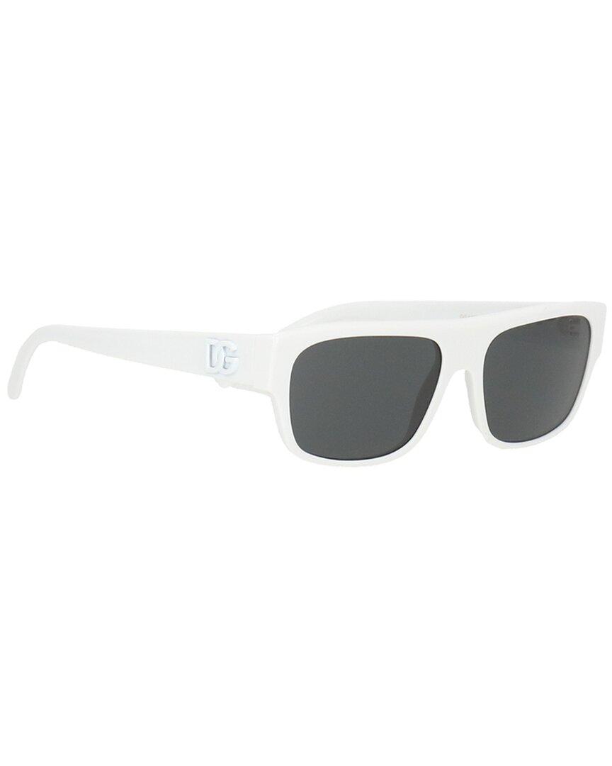 DOLCE & GABBANA Women's Dg4455 57mm Sunglasses In White Product Image