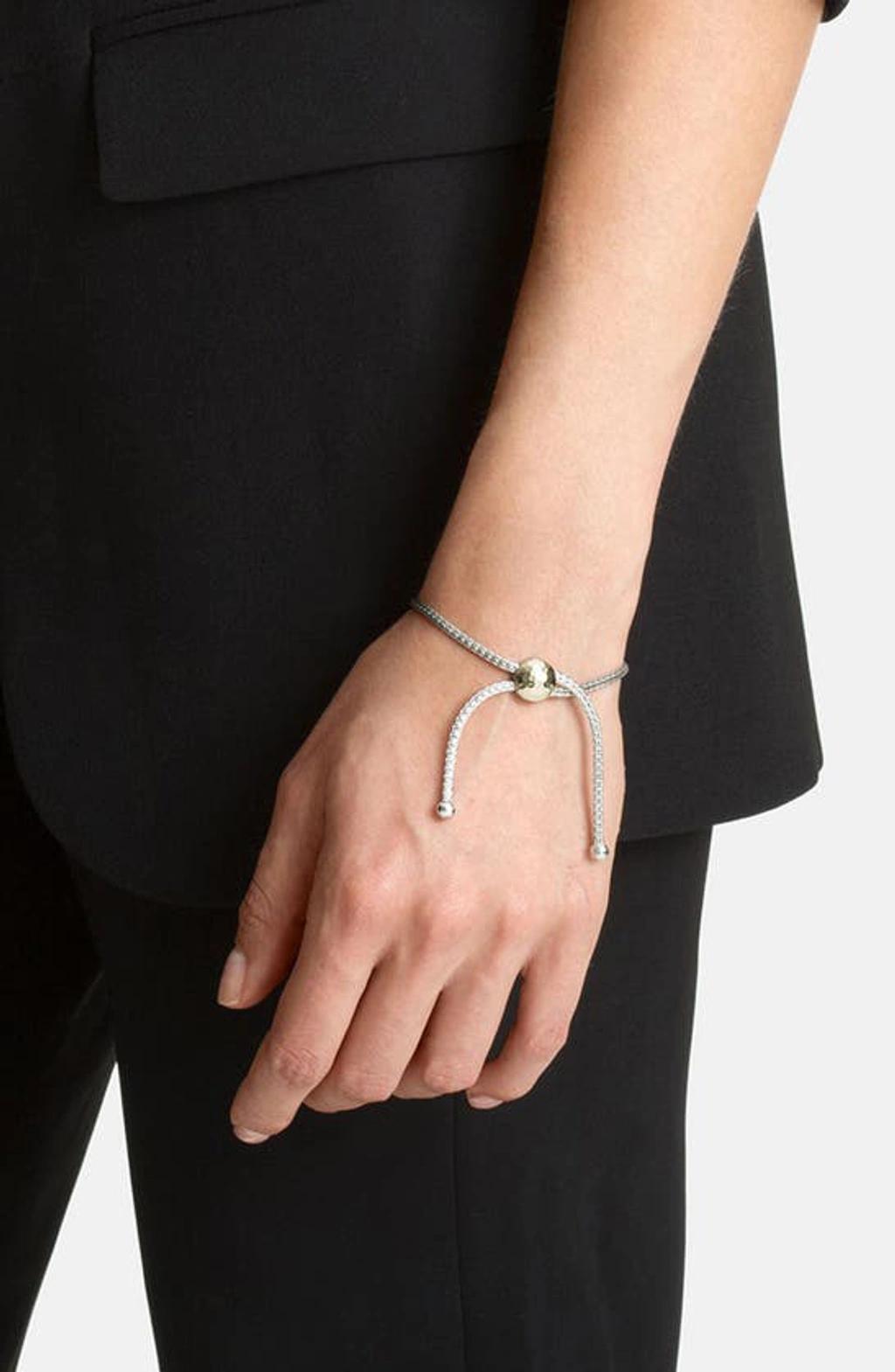 JOHN HARDY Classic Chain Hammered Pull Through Bracelet In Silver Product Image