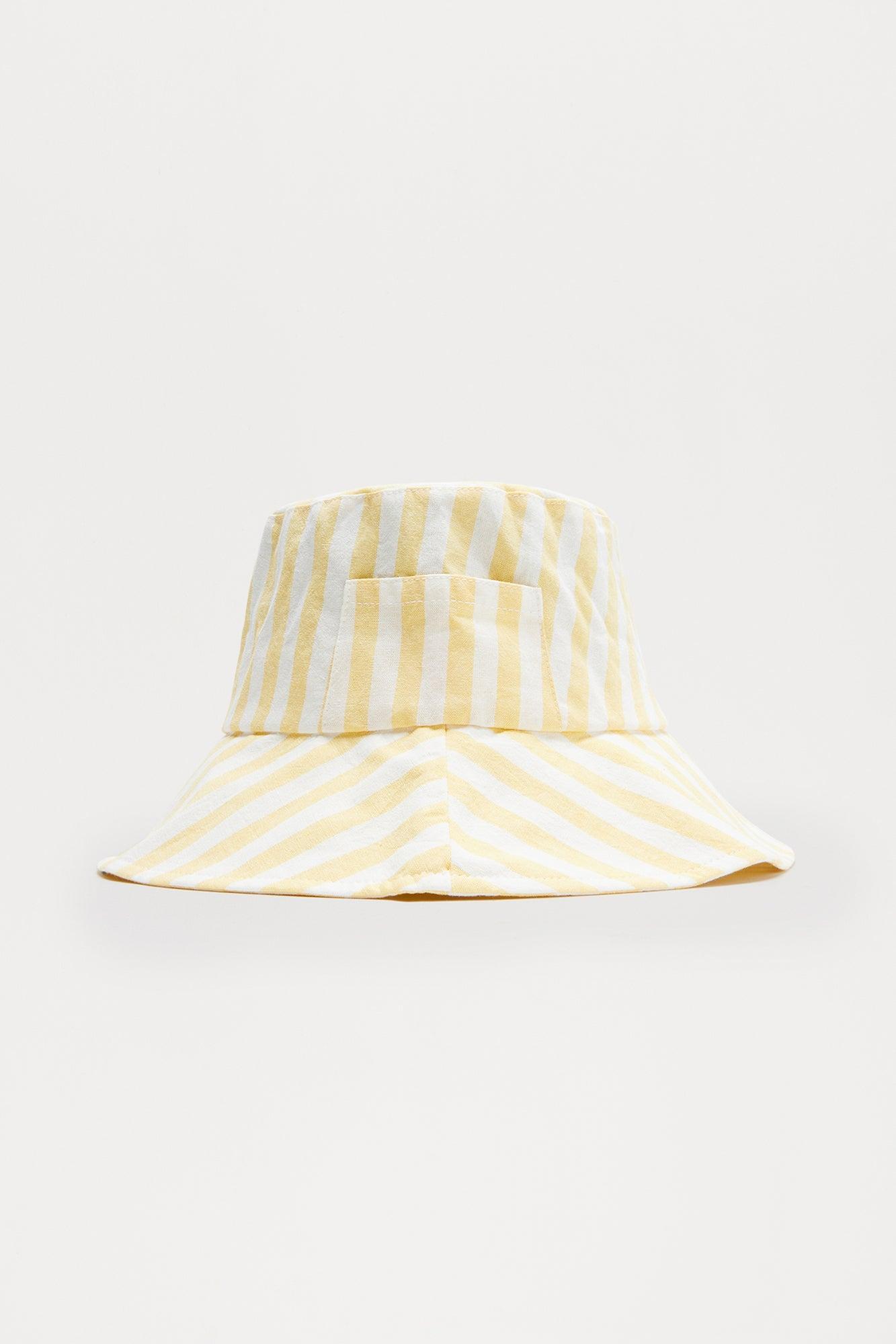 Hamptons Summer Bucket Hat - Yellow/combo Product Image
