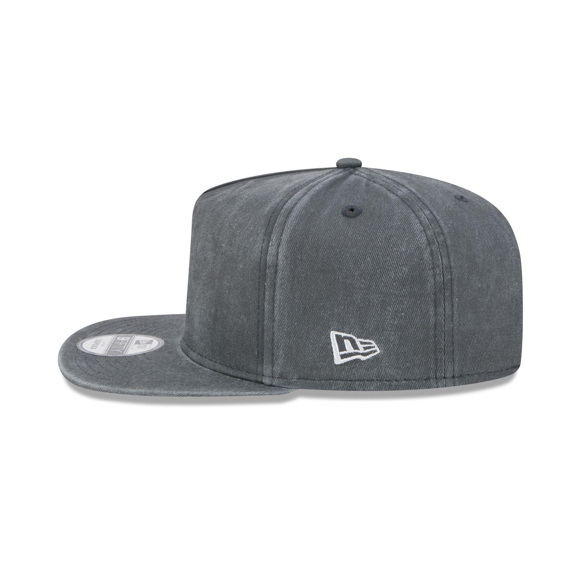 New Era Cap Black Acid Wash 9FIFTY A-Frame Snapback Hat Male Product Image