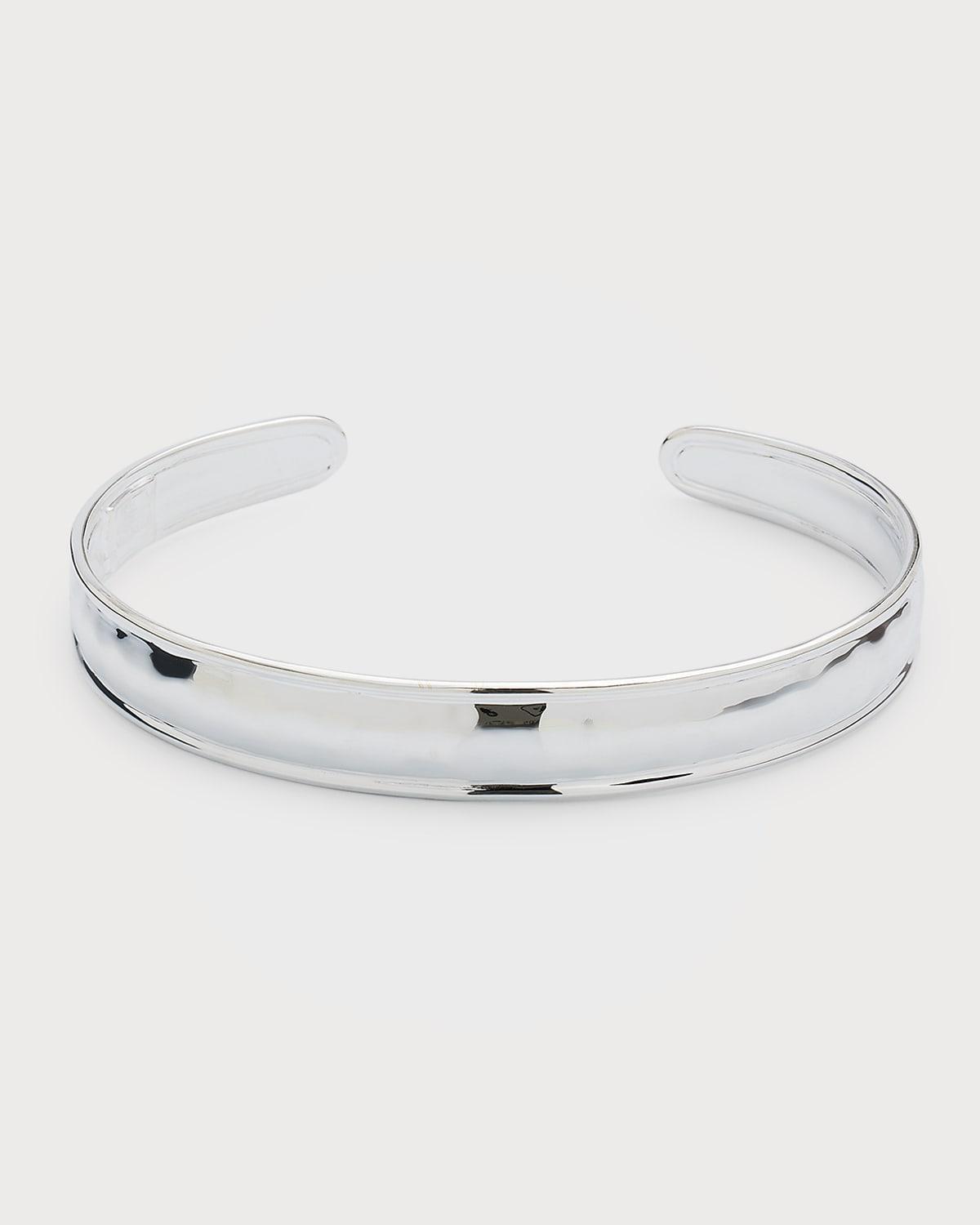 Womens Goddess Sterling Silver Thin Tapered Cuff Product Image