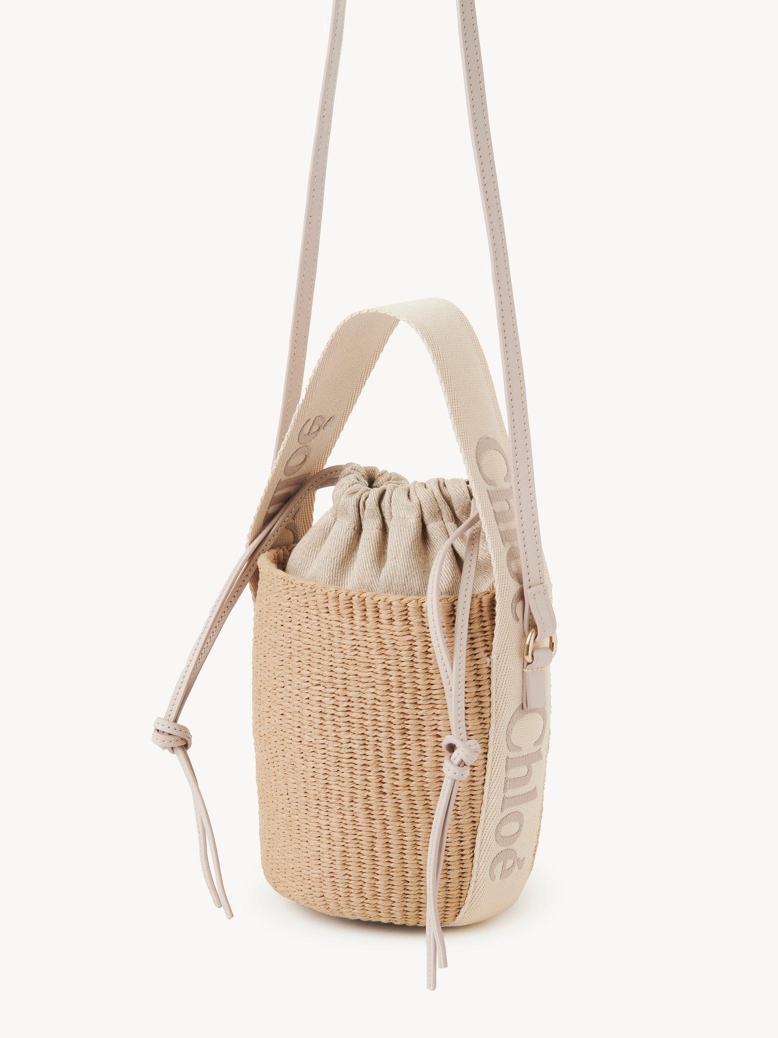 Small Woody basket in natural fibers Product Image