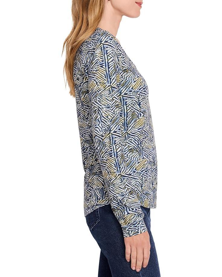 Striped Snap Front Cardigan Product Image