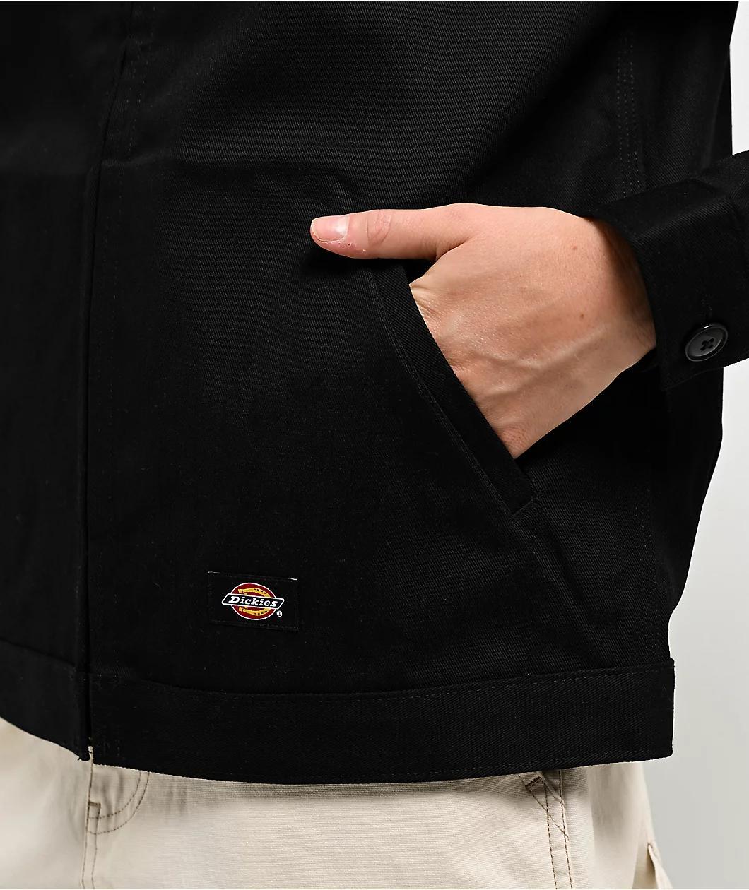 Dickies Womens Eisenhower Unlined Black Work Jacket Product Image
