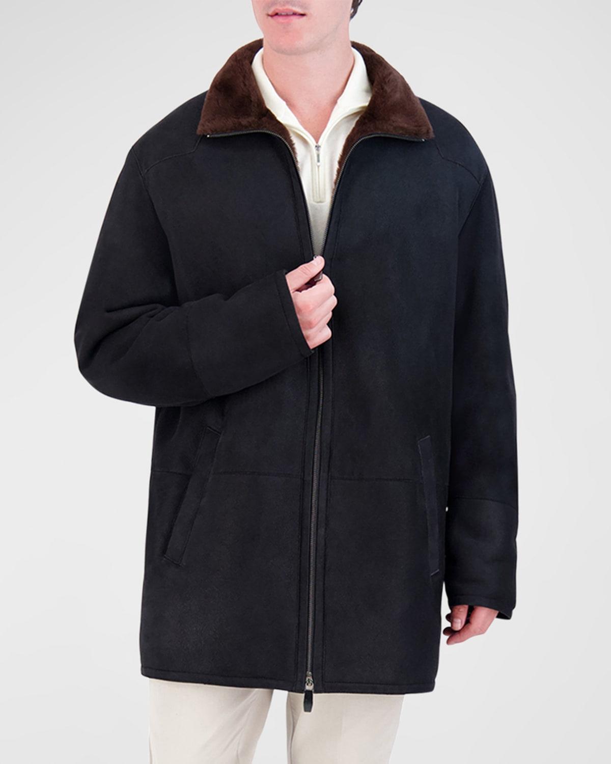 Mens Select Shearling Lamb Stroller Jacket Product Image