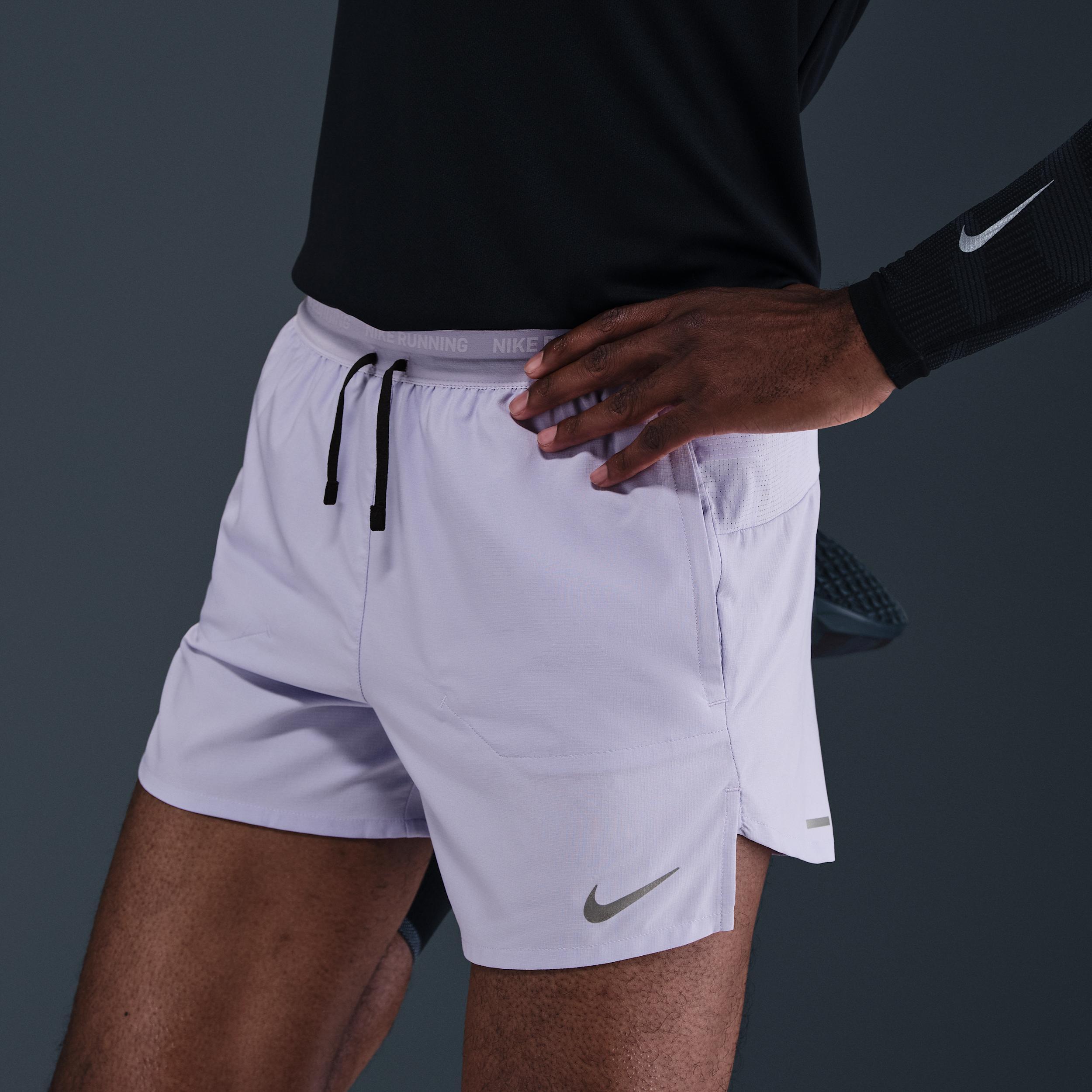 Nike Mens Stride Dri-FIT 5 Brief-Lined Running Shorts | DM4755-515 Product Image