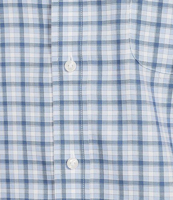 Daniel Cremieux Signature Label Non-Iron Small Plaid Long Sleeve Woven Shirt Product Image