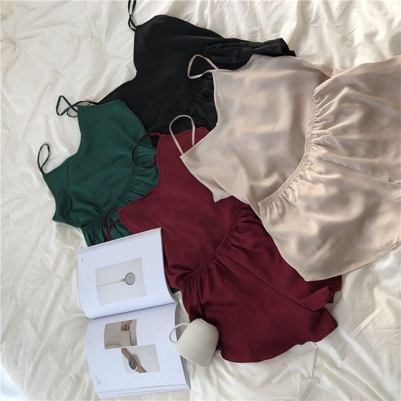 Pajama Set: Camisole + Shorts Product Image