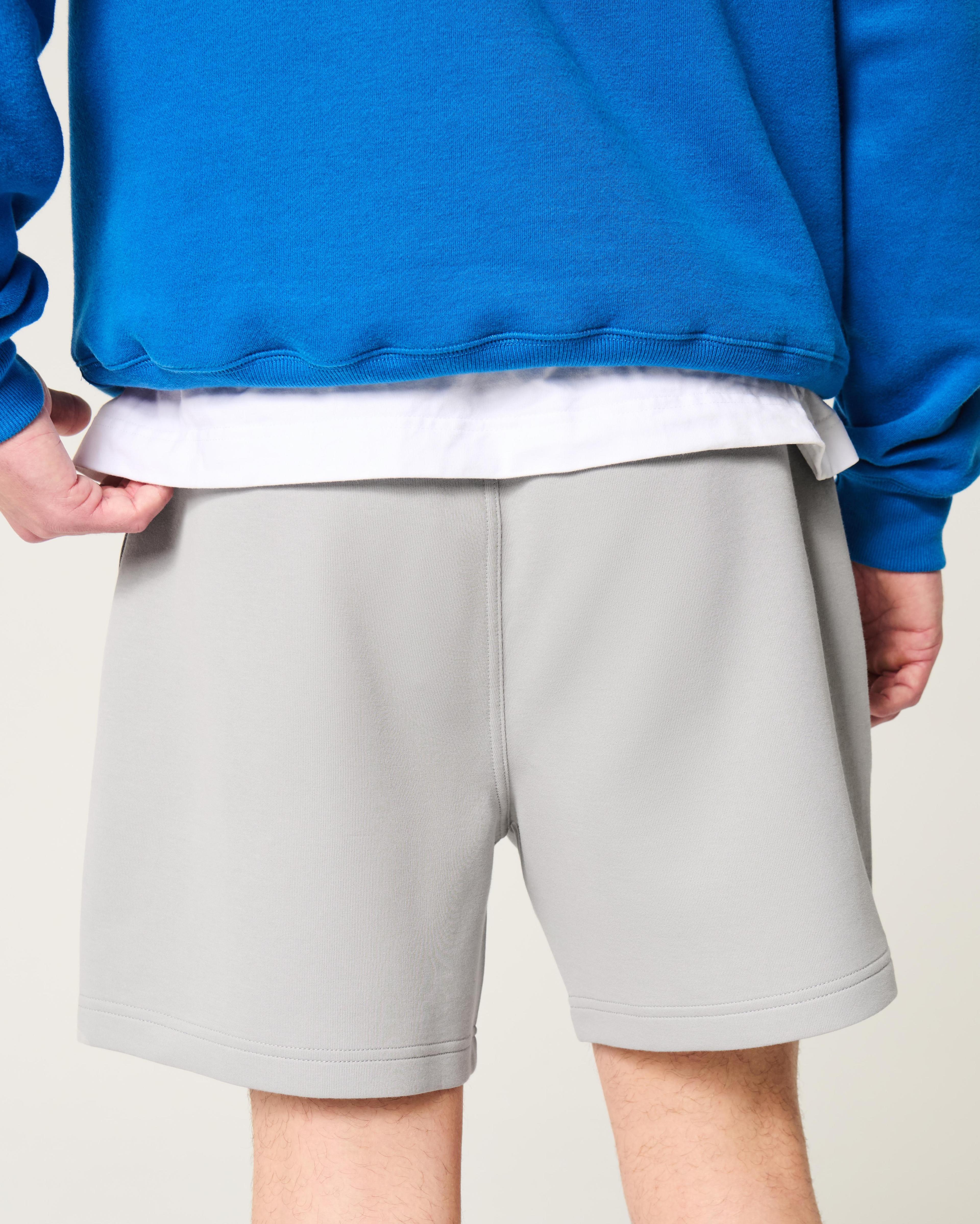 Mid-Thigh Cooling Fleece Shorts Product Image