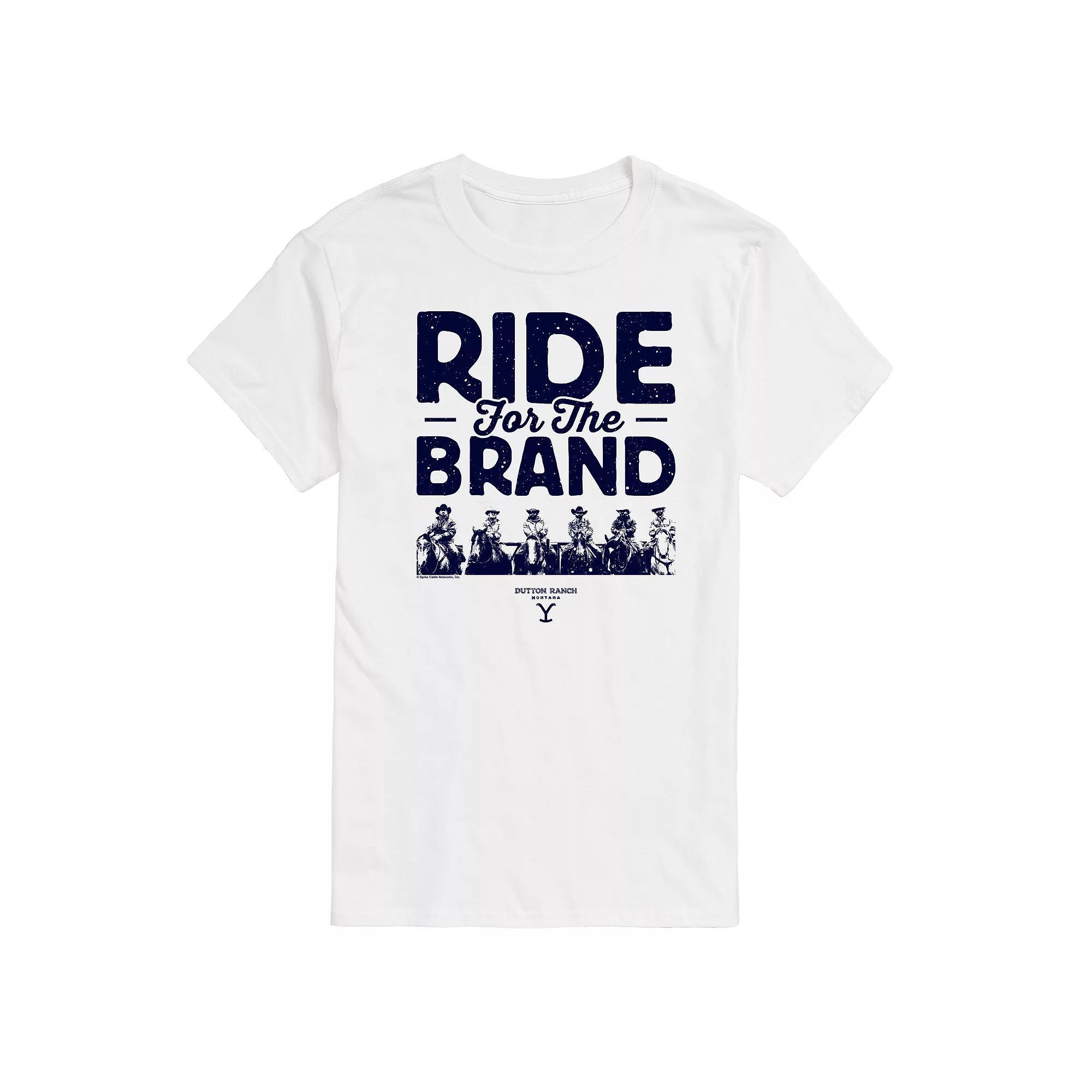 Big & Tall Yellowstone Ride For The Brand Graphic Tee, Men's,  Product Image