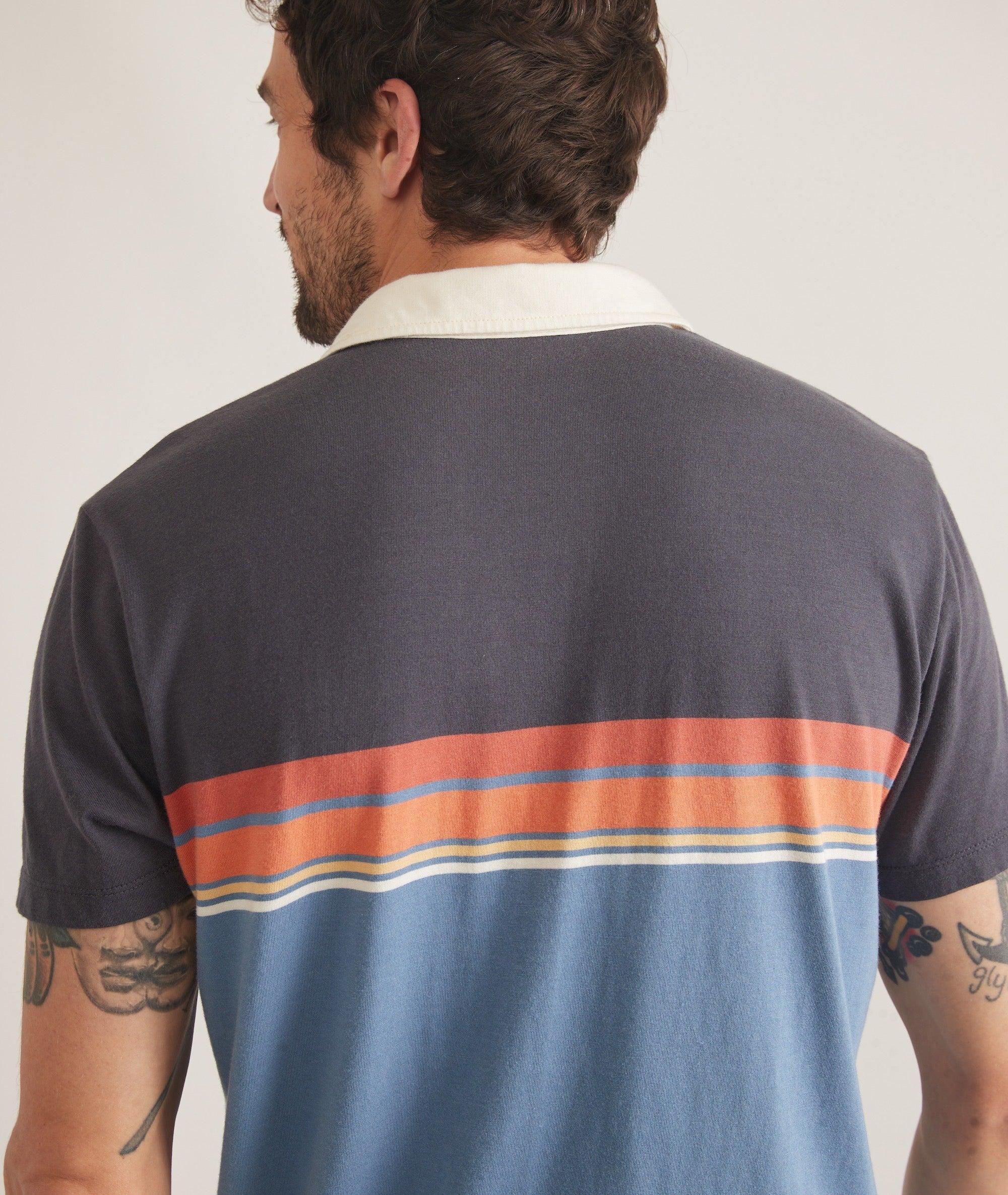 Engineered Stripe Polo Product Image