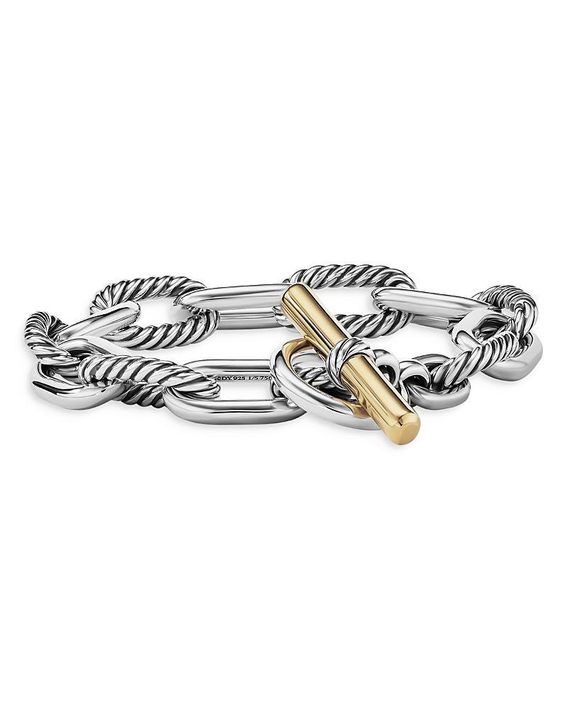 11mm DY Madison Toggle Chain Bracelet in Silver Product Image