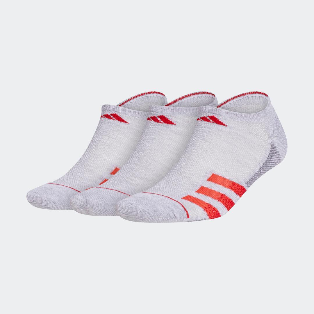 Mens adidas 3-pack Superlite Stripe 3 No-Show Socks Product Image