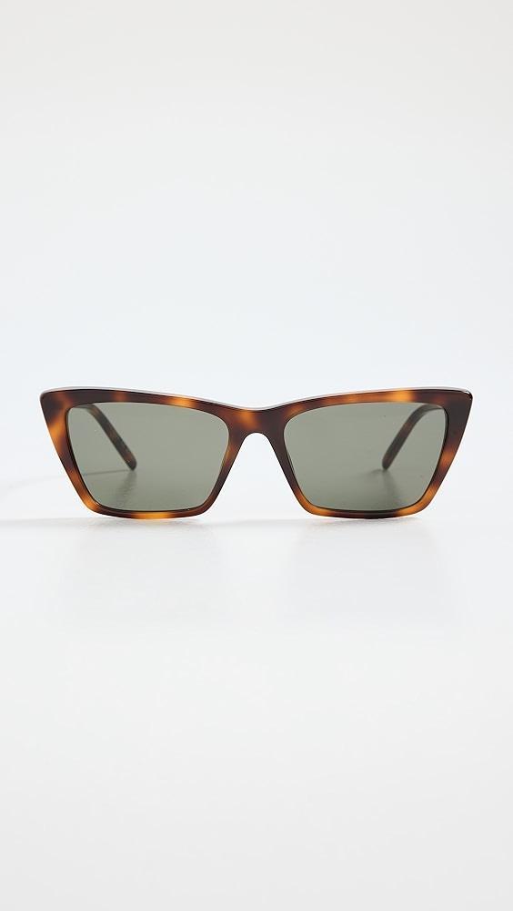 Saint Laurent SL 737 MICA THIN Sunglasses | Shopbop Product Image