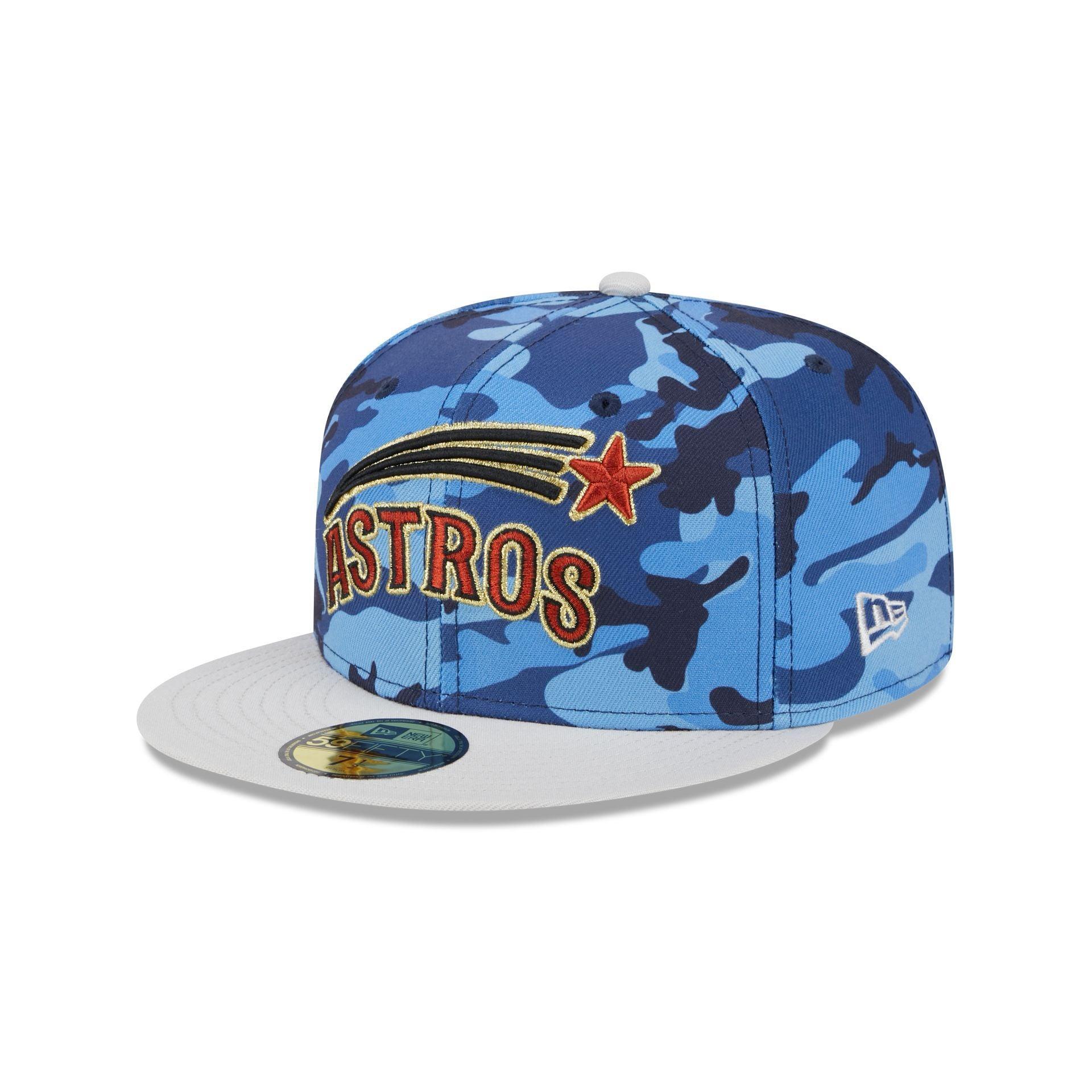 Houston Astros Blue Camo 59FIFTY Fitted Hat Male Product Image