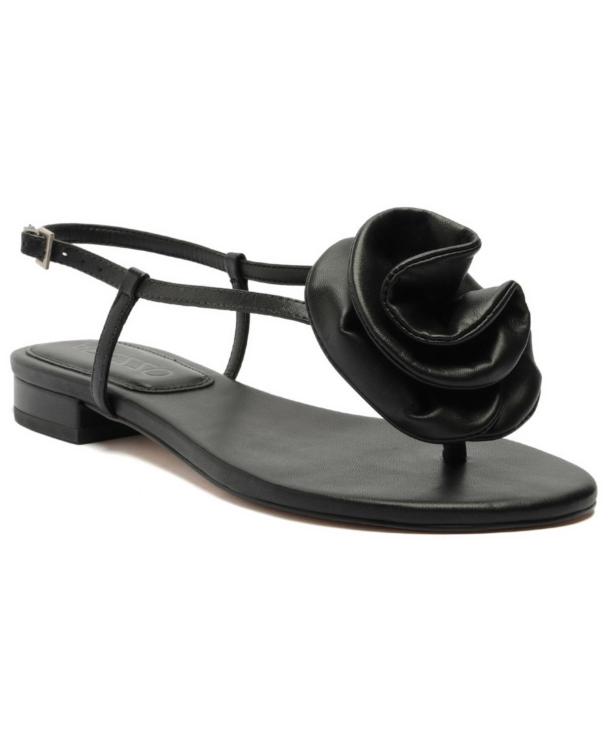 Arezzo Womens Isla Flower Flat Sandals Product Image