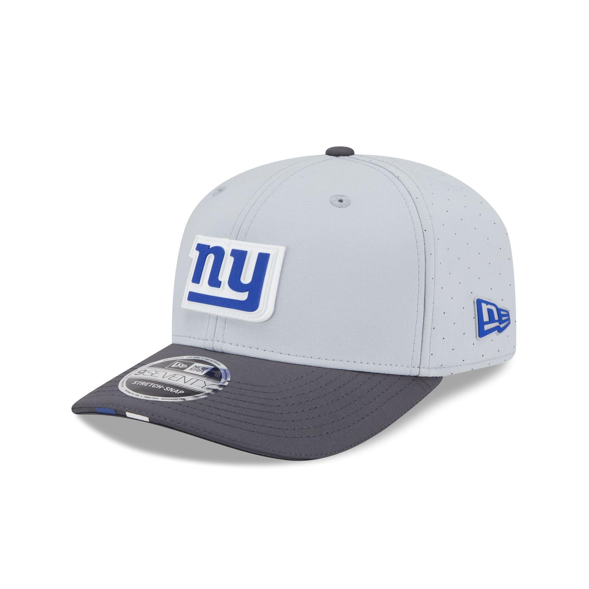 New York Giants 2025 Training Gray 9SEVENTY Stretch-Snap Hat Male Product Image