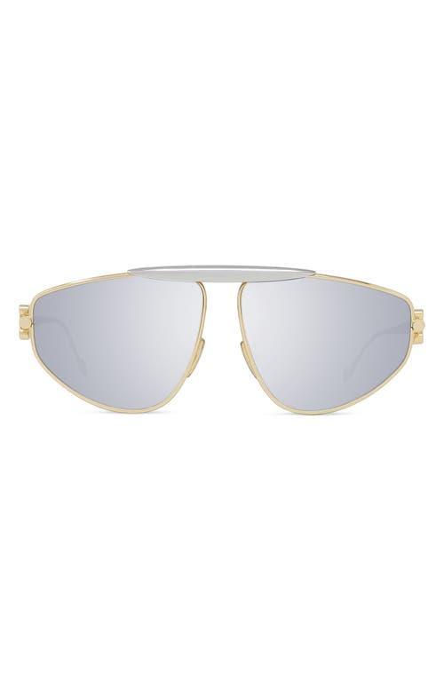 Loewe Metal Sunglasses in Metallic Gold Product Image