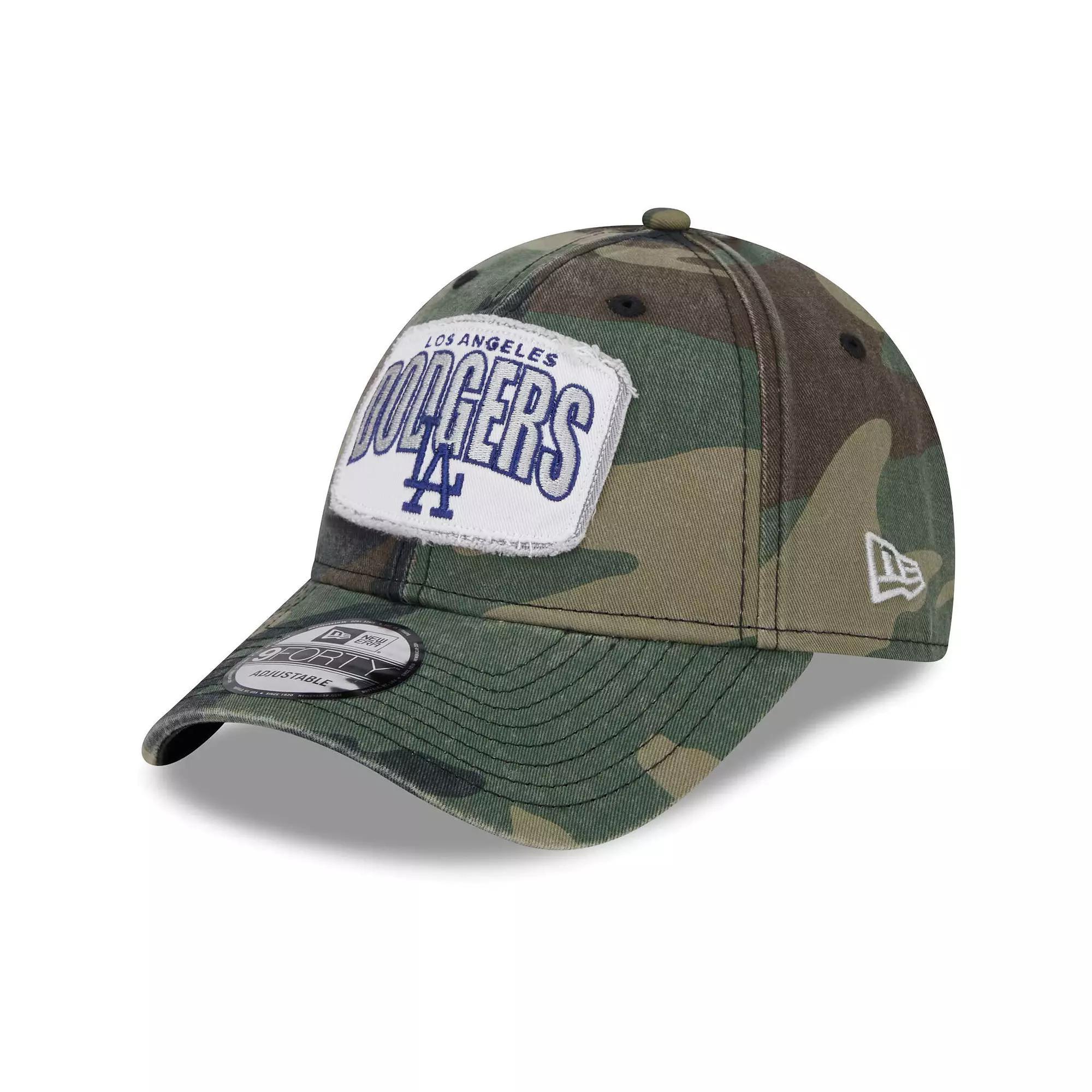 Mens New Era Camo Los Angeles Dodgers Gameday 9FORTY Adjustable Hat Product Image